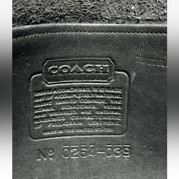 COACH 9825 Vintage Blue-Black Mini Bag Crossbody - 1980’s EUC - Picture 11 of 15